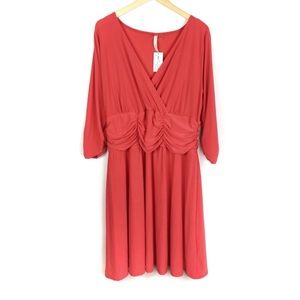 NY Collection | 2X | Dress| Red | Plus Size